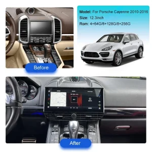 For Porsche Cayenne 958 92A 2010 - 2017 Android Car Radio Screen Stereo Receiver Autoradio Multimedia Player GPS Navi Head Unit